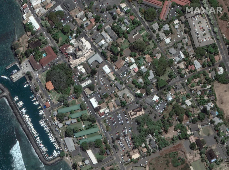 Lahaina before the wildfires